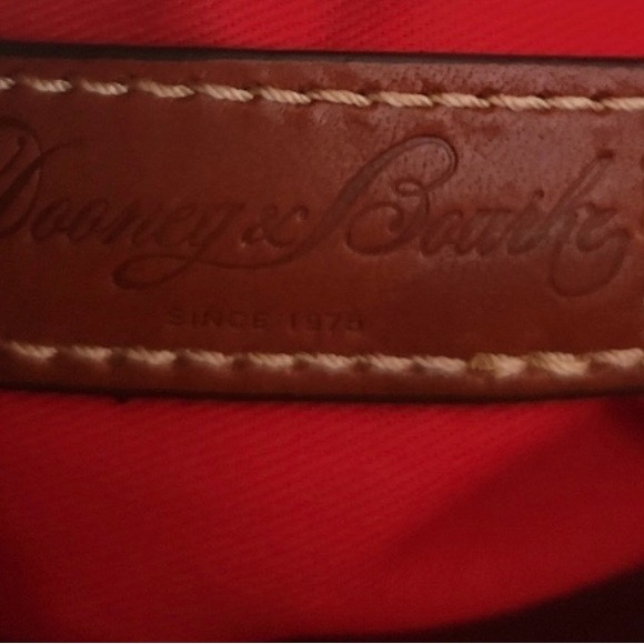 Dooney & Bourke Embossed Lizard Suki Pink Leather Crossbody Bag - Picture 7 of 7